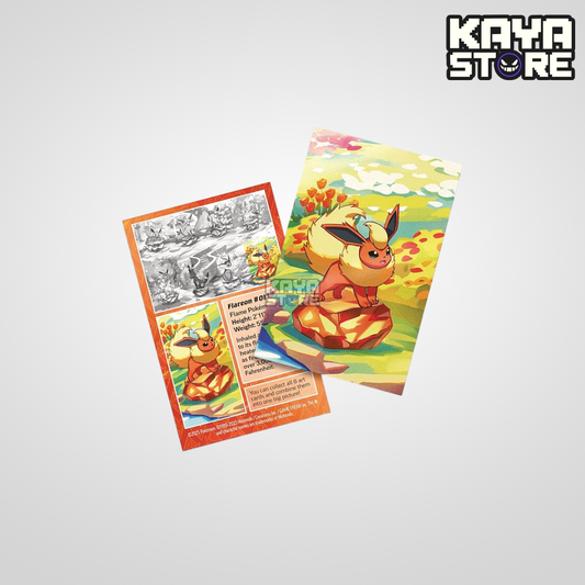 Mini Lata Pokémon TCG Scarlet & Violet Prismatic Evolutions Flareon (ENG)