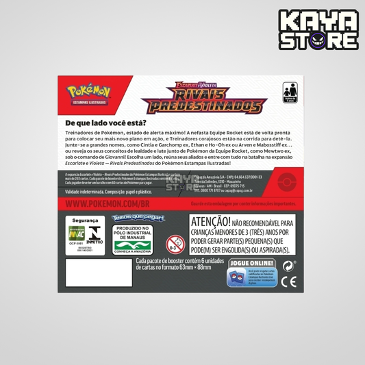 Booster Display Pokémon Rivais Predestinados EV10 COPAG