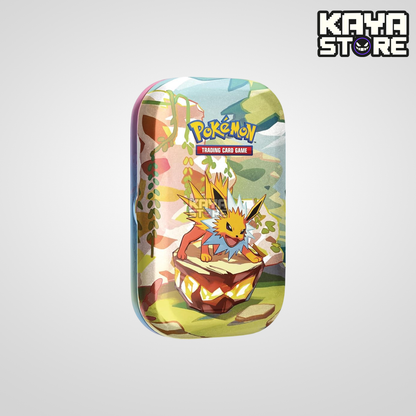 Mini Lata Pokémon TCG Scarlet & Violet Prismatic Evolutions Jolteon (ENG)