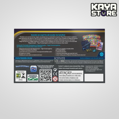 Box Coleção Treinador Avançado ETB Pokémon Fogo Fantasmagórico ME02 COPAG