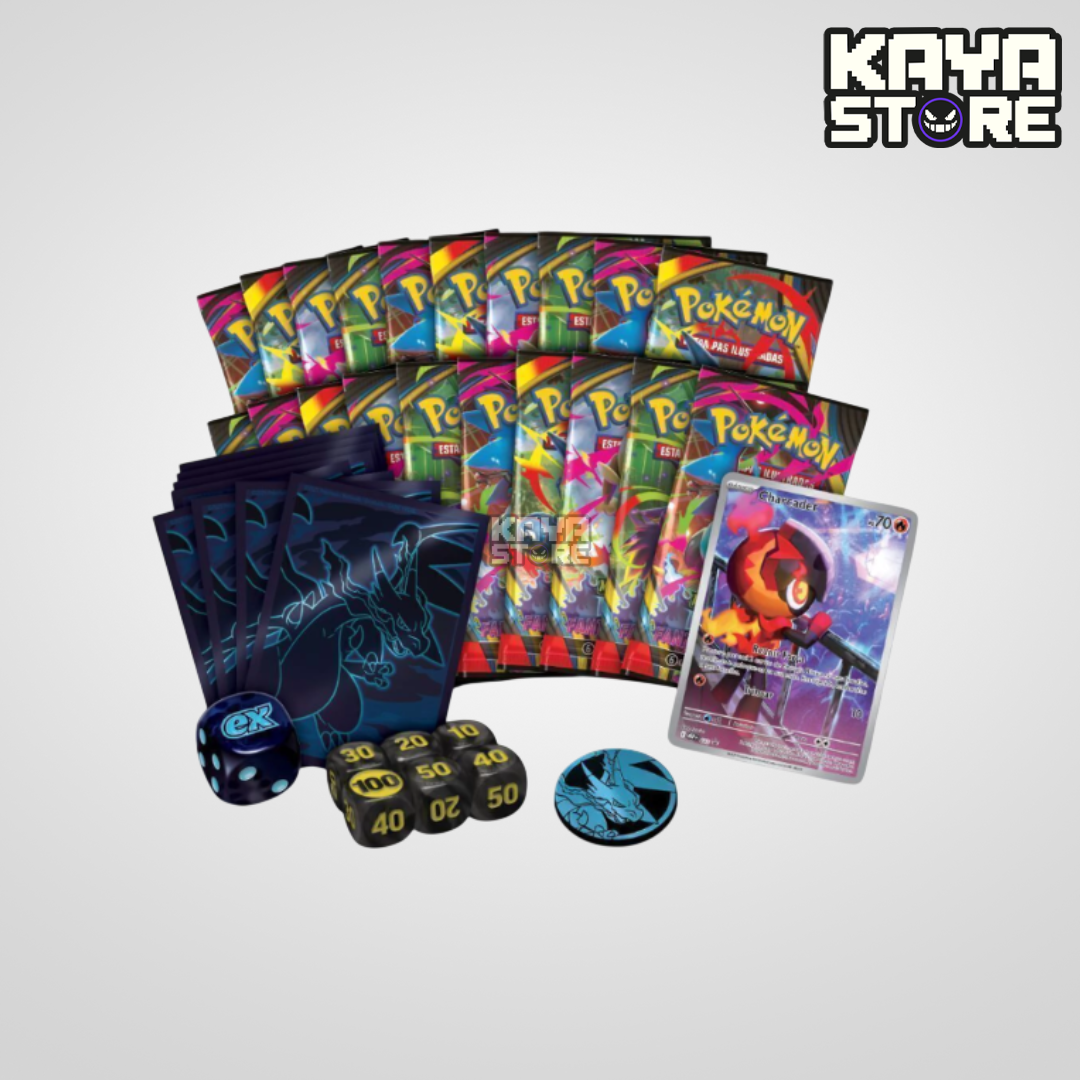 Box Coleção Treinador Avançado ETB Pokémon Fogo Fantasmagórico ME02 COPAG