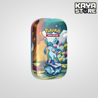Mini Lata Pokémon TCG Scarlet & Violet Prismatic Evolutions Glaceon (ENG)