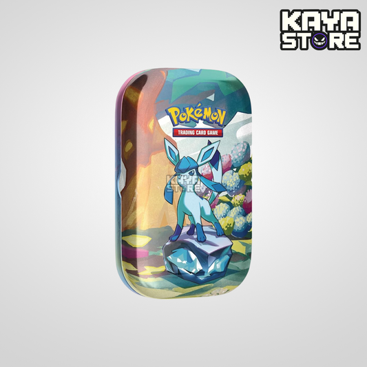 Mini Lata Pokémon TCG Scarlet & Violet Prismatic Evolutions Glaceon (ENG)