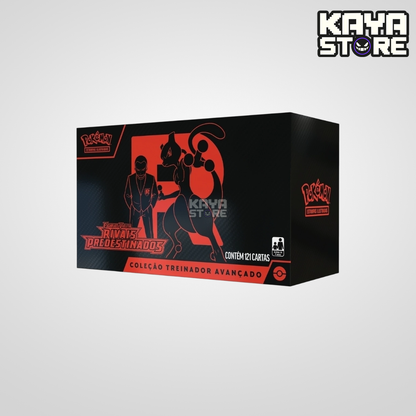 Box Coleção Treinador Avançado ETB Pokémon Rivais Predestinados EV10 COPAG