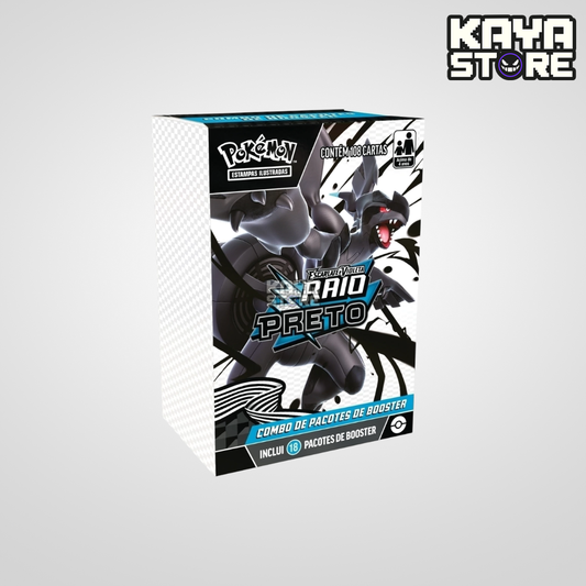 Combo De Booster Mini Display Pokémon Raio Preto EV10.5 COPAG