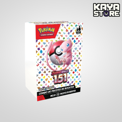 Combo De Booster Pokémon 151 Escarlate E Violeta EV3.5 COPAG
