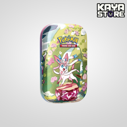 Mini Lata Pokémon TCG Scarlet & Violet Prismatic Evolutions Sylveon (ENG)