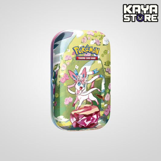Mini Lata Pokémon TCG Scarlet & Violet Prismatic Evolutions Sylveon (ENG)