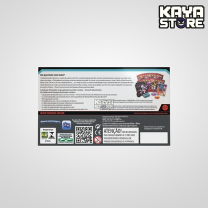 Box Coleção Treinador Avançado ETB Pokémon Rivais Predestinados EV10 COPAG