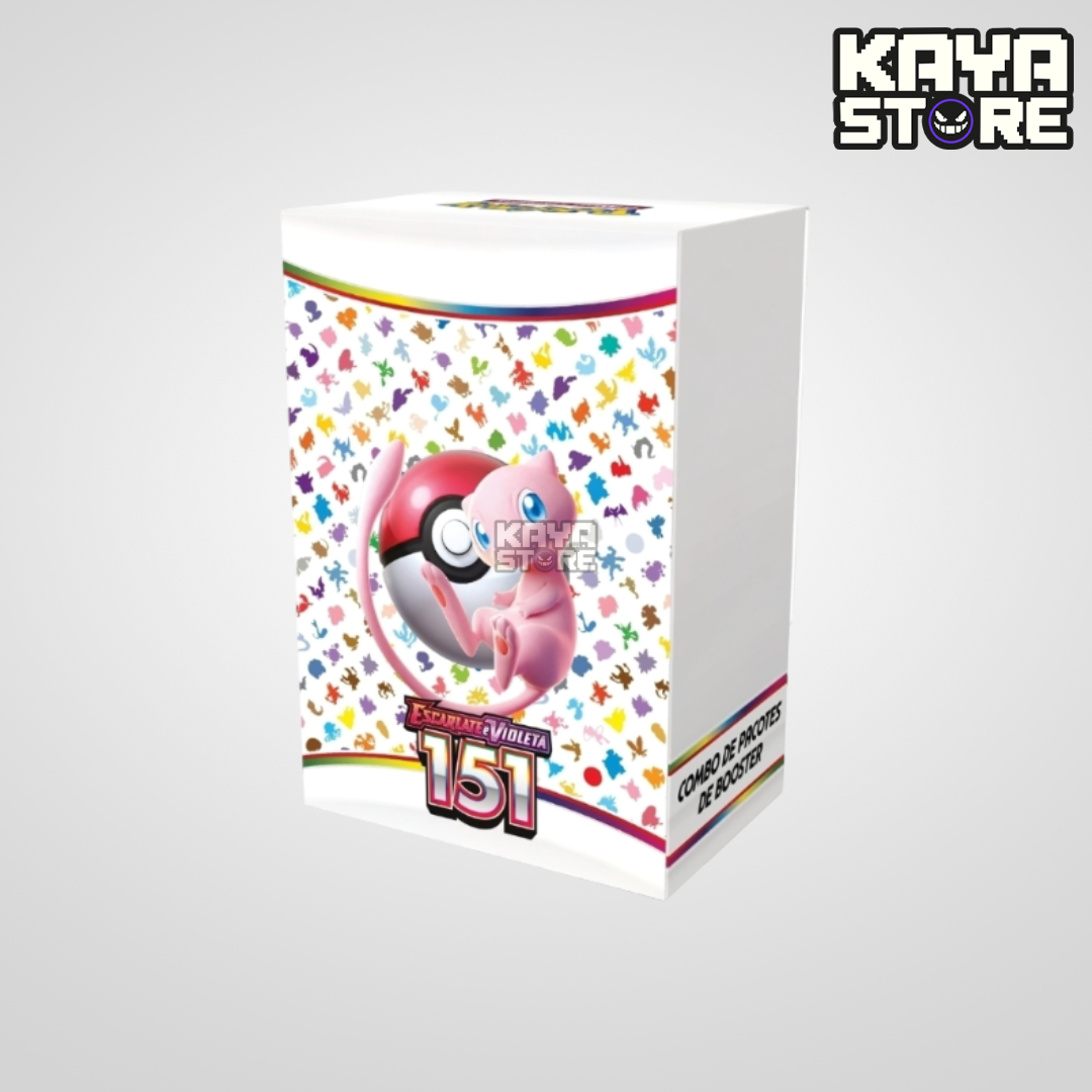 Combo De Booster Pokémon 151 Escarlate E Violeta EV3.5 COPAG