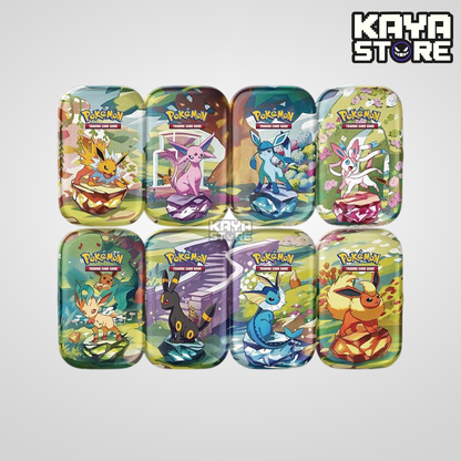 Mini Lata Pokémon TCG Scarlet & Violet Prismatic Evolutions Glaceon (ENG)