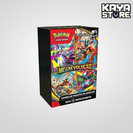 Combo De Booster Mini Display Pokémon Megaevolução ME01 COPAG