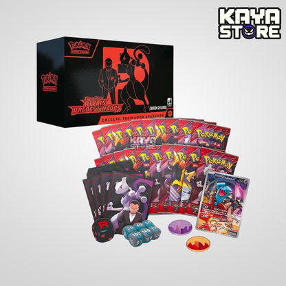 Box Coleção Treinador Avançado ETB Pokémon Rivais Predestinados EV10 COPAG