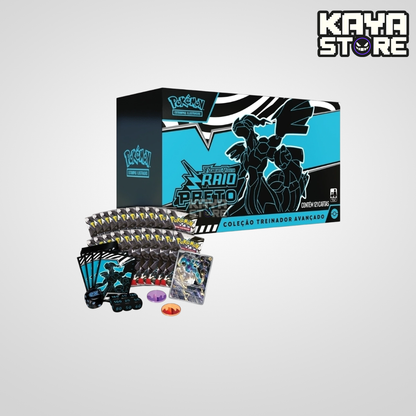 Box Coleção Treinador Avançado ETB Pokémon Raio Preto Zekrom EV10.5 COPAG