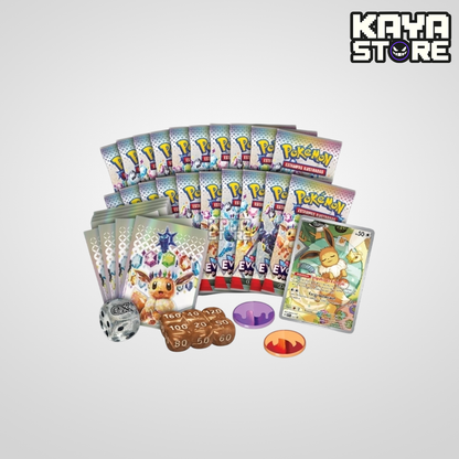 Box Coleção Treinador Avançado ETB Pokémon Eevee Evoluções Prismáticas EV8.5 COPAG